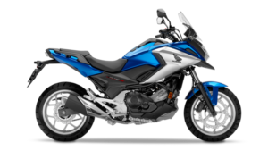 blue Honda NC750X Motor-Bike Rental in Las Palmas